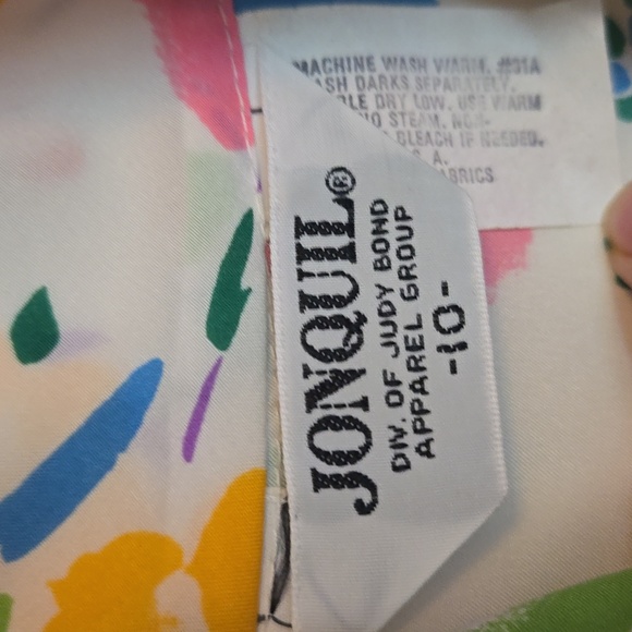 Vtg pastel novelty button down - Picture 4 of 7